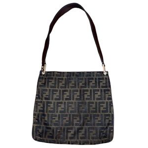 Fendi Vintage Zucca Shoulder Bag
